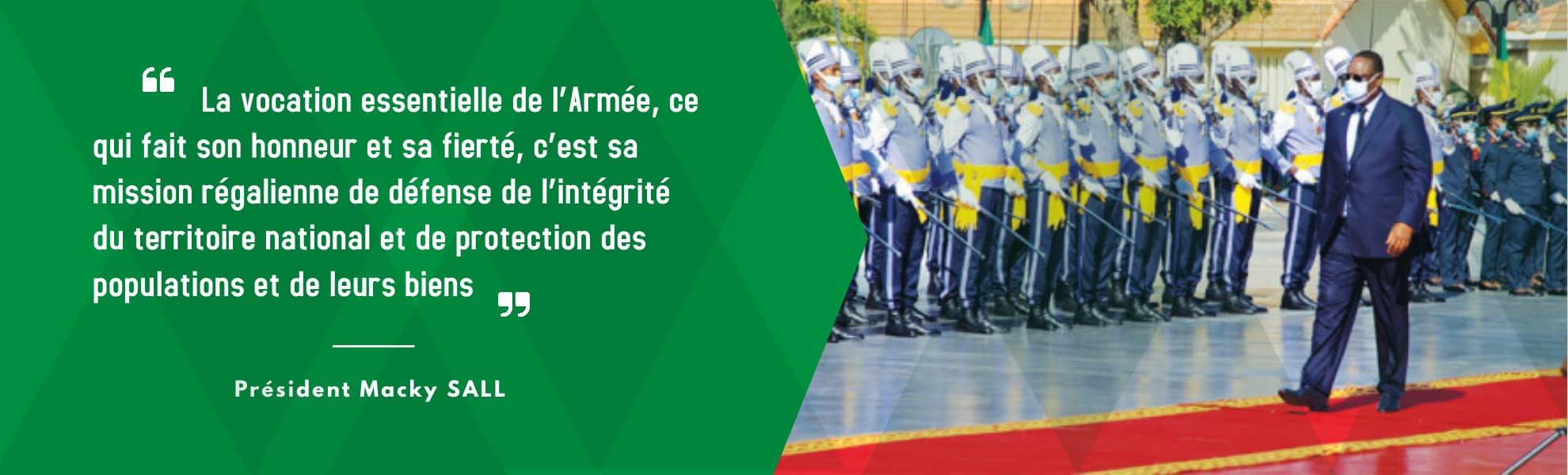 Le président de la république Macky SALL