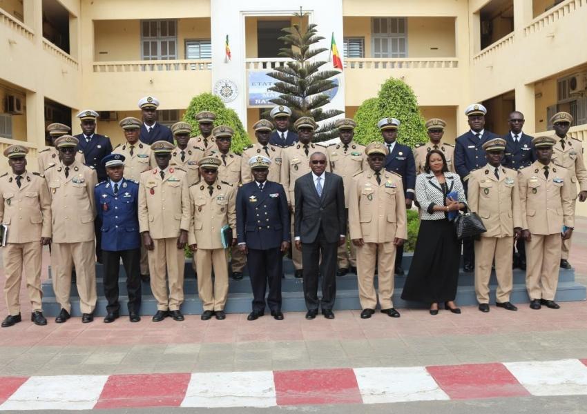 Visite à la base navale Amiral Faye Gassama