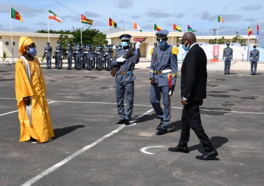 le Ministre des Forces armées a présidé la sortie de la 38ème promo de l'ENSOA de Koutal