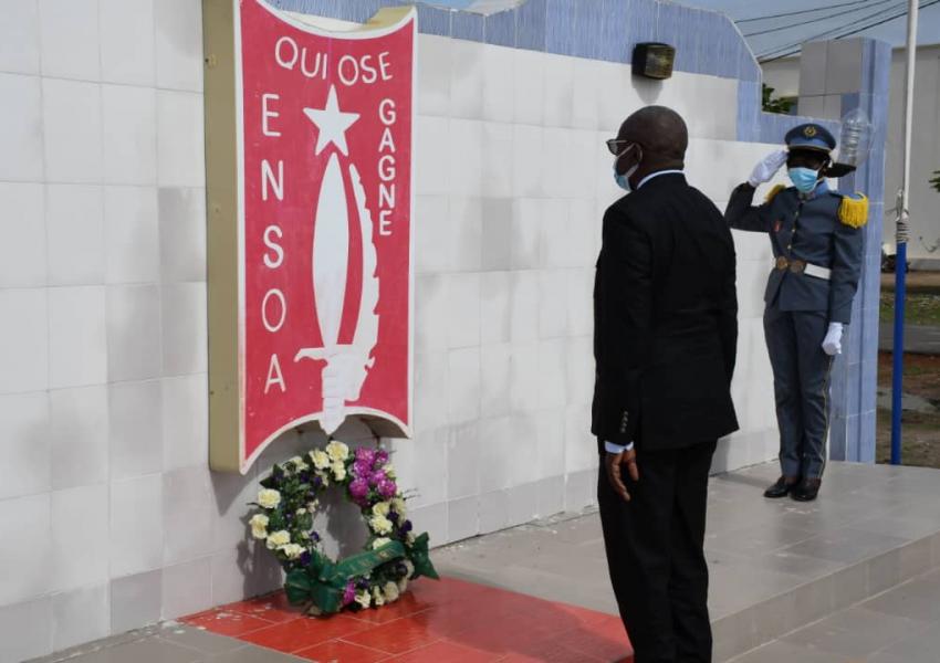 le Ministre des Forces armées a présidé la sortie de la 38ème promo de l'ENSOA de Koutal