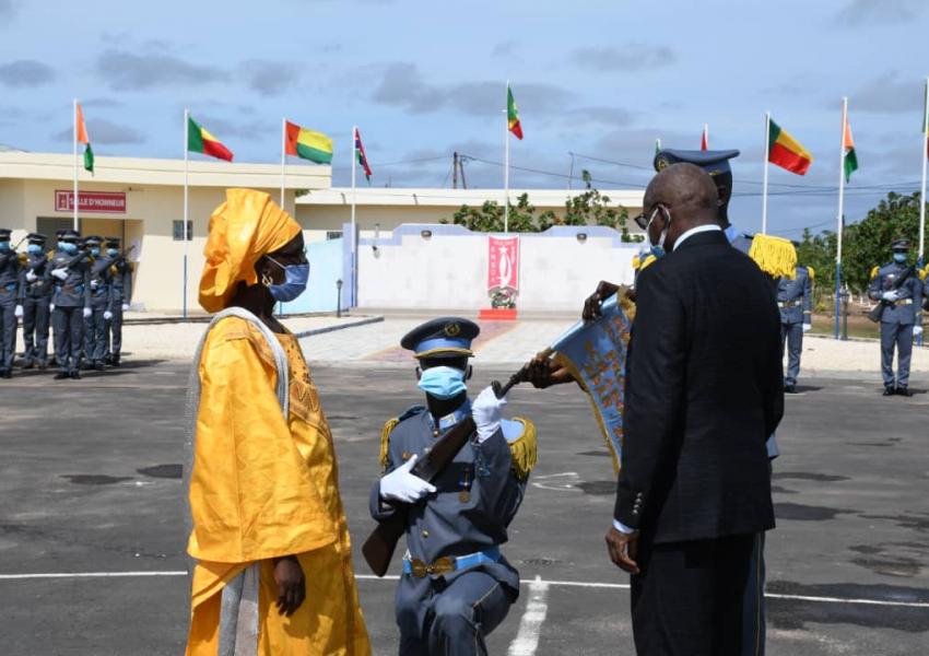 le Ministre des Forces armées a présidé la sortie de la 38ème promo de l'ENSOA de Koutal