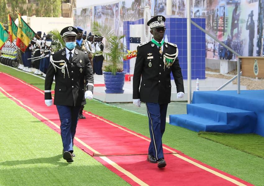 Installation du nouveau Commandant de la Gendarmerie le général Moussa FALL