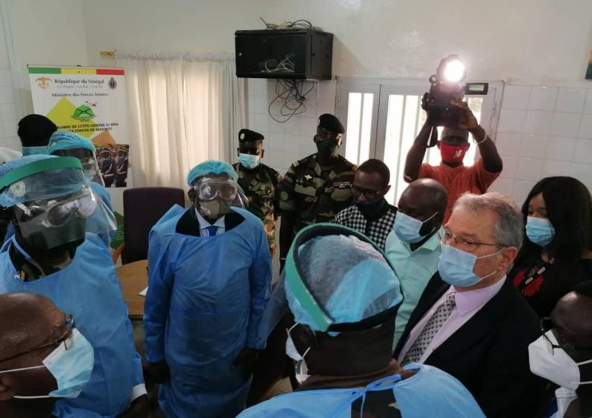 Visite du Ministre des Forces armées à l’hôpital militaire de Ouakam Visite du Ministre des Forces armées à l’hôpital militaire de Ouakam