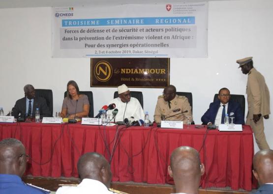 Cérémonie d’ouverture du 3° séminaire régionale des Forces de Défense et de Sécurité 