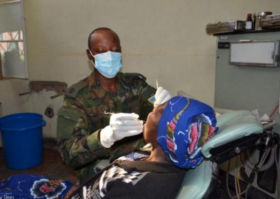 L’ARMÉE ENGAGE LA CONSTRUCTION D’UN HÔPITAL DE CAMPAGNE À TOUBA (DIRPA)